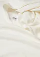 Gebreide hoodie met kangoeroezak van viscosemix, bonprix