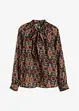 Soepelvallende blouse met all-over print, bonprix