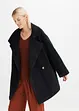 Korte coat in wollen look, bonprix