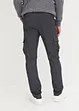 Regular fit cargo broek van flanel met bandplooien, straight, bonprix