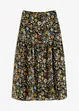 Midi rok met volants, bonprix