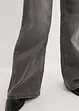 Wide leg jeans mid waist, stretch, bonprix