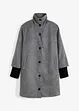 Korte coat in wollen look, bonprix