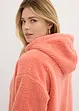 Fleece hoodie van teddy, bonprix