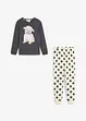 Meisjes pyjama met biologisch katoen (2-dlg. set), bonprix