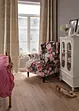 Oorfauteuil met bloemenprint, bonprix