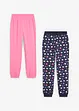 Meisjes pyjamabroek (set van 2), bonprix