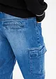 Loose fit cargo thermojeans, straight, bonprix