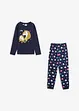 Meisjes pyjama met biologisch katoen (2-dlg. set), bonprix