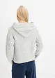 Gebreide hoodie met kabelpatroon, bonprix