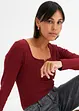Geribd shirt van biologisch katoen, bonprix