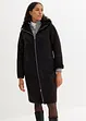 Coat in suède look met teddy voering, bonprix