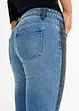 Straight jeans met low waist en colourblocking, bonprix