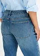 Wide leg jeans met low waist, bonprix