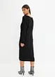 Jersey jurk met asymmetrische hals, bonprix