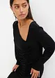 Jersey jurk met asymmetrische hals, bonprix