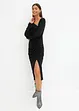 Jersey jurk met asymmetrische hals, bonprix