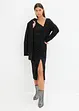 Jersey jurk met asymmetrische hals, bonprix