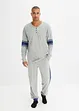 Pyjama met knoopsluiting (2-dlg. set), bonprix