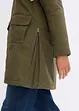 Wijde winterparka met capuchon en teddy voering, bonprix