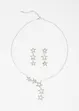 Ketting en oorstekers (3-dlg. set), bonprix