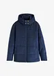 Gewatteerde jas van corduroy met afneembare capuchon, bonprix