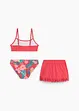 Meisjes bikini en rokje (3-dlg. set), bonprix