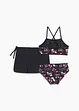 Meisjes bikini en rokje (3-dlg. set), bonprix