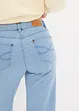 Wide leg stretch jeans mid waist, bonprix