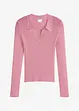 Poloshirt met siersteentjes, bonprix