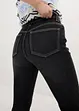 Knuffelzachte thermojeans met mid waist, bootcut, bonprix