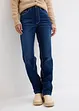 Straight thermojeans met high waist, bonprix