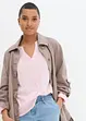 Tuniek met V-hals, lange mouw, bonprix