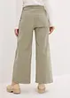 Wijde corduroy broek met high-waist comfortband, bonprix