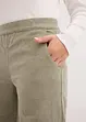 Wijde corduroy broek met high-waist comfortband, bonprix