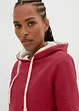 Hoodie met contrastdetails van biologisch katoen, bonprix