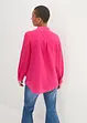 Lange mousseline blouse van katoen, bonprix