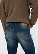 Lichte slim fit stretch jeans, straight, bonprix
