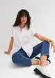 Stretch blouse van een katoenmix met korte mouwen, bonprix