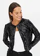 Gebreide jurk met glittereffect, bonprix