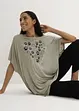 Bigshirt met print van licht materiaal, bonprix