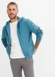 Sweater met capuchon en ritssluiting, bonprix