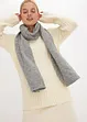 Geribde oversized trui, bonprix