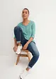 Shirt met knoopsluiting van biologisch katoen, bonprix