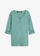 Shirt met knoopsluiting van biologisch katoen, bonprix