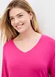 Shirt met 3/4 mouwen in een mix van viscose en elastan, bonprix