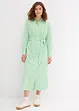 Gestreepte blousejurk met strikceintuur, bonprix