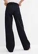 Wide leg stretch jeans mid waist, bonprix