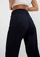 Wide leg stretch jeans mid waist, bonprix