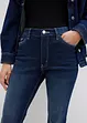 High waist stretch jeans, bootcut, bonprix